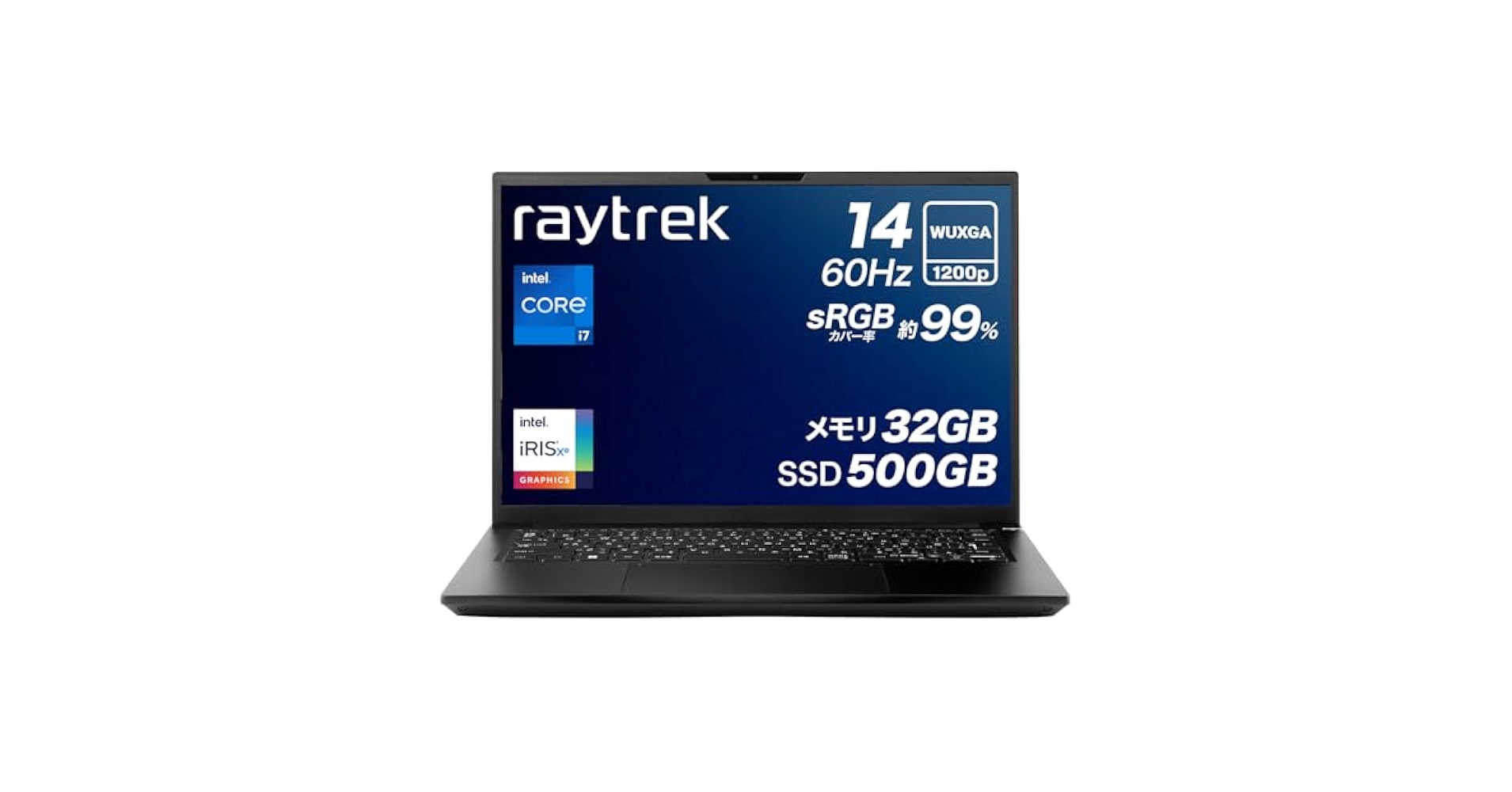 Windowsノート本体 reytraytrek A4-R Corei7-13700H 32G 500GB ドスパラ raytrek A4-R Core i7 13700H/14インチ WUXGA液晶 60Hz